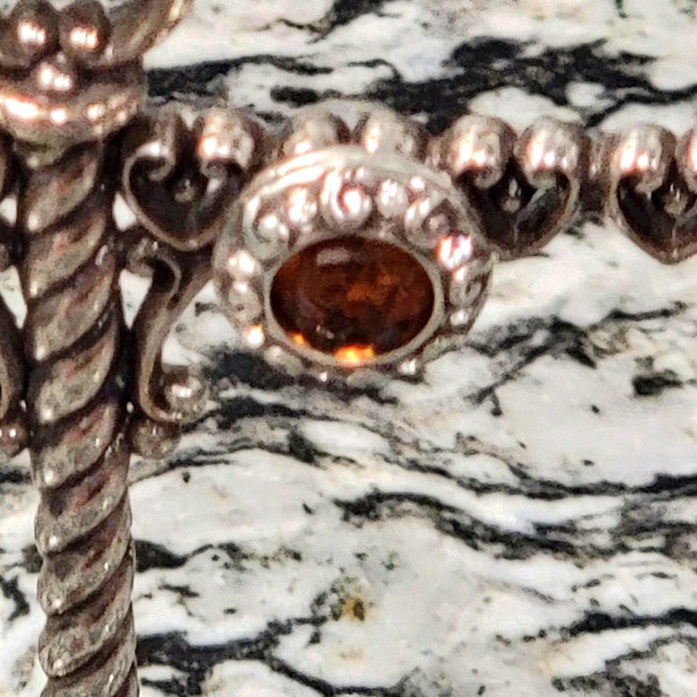 Brighton Retired Golden Lights Topaz Post Earrings Nwot View 6